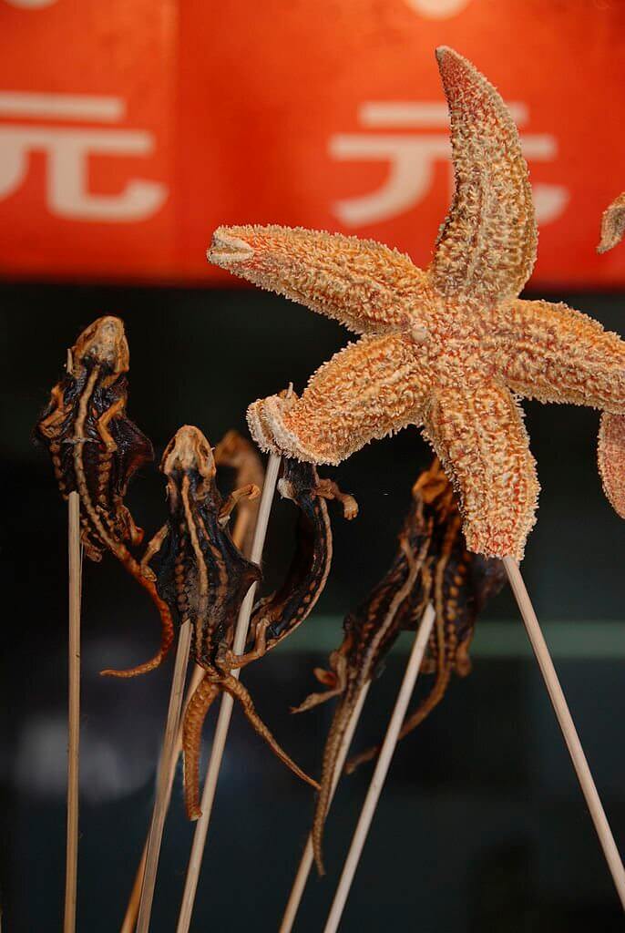 Boiled starfish