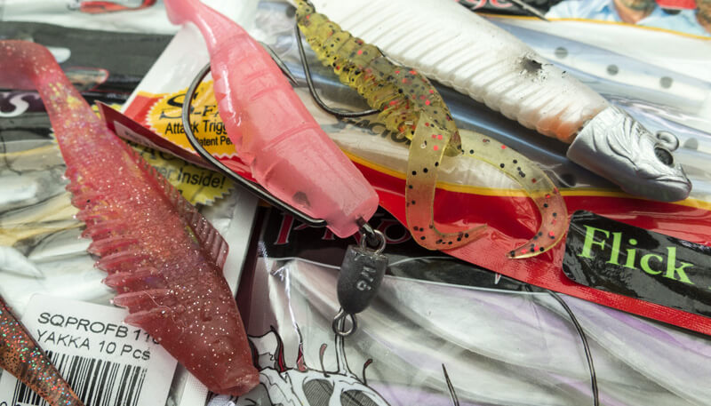 Soft Plastics - types of fishing lures